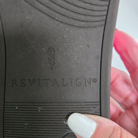 Revitalign Orthotic Suede Slide Sandals Lucy Stud Pink Size 10D(Extra Wide) - Picture 10 of 11